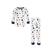Hudson Baby Long Sleeve Top and Pants Pajama Set, 2-Piece, Sizes 12M- 5T